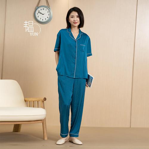温润如丝，安享夏夜——夏日丝滑家居服套装测评